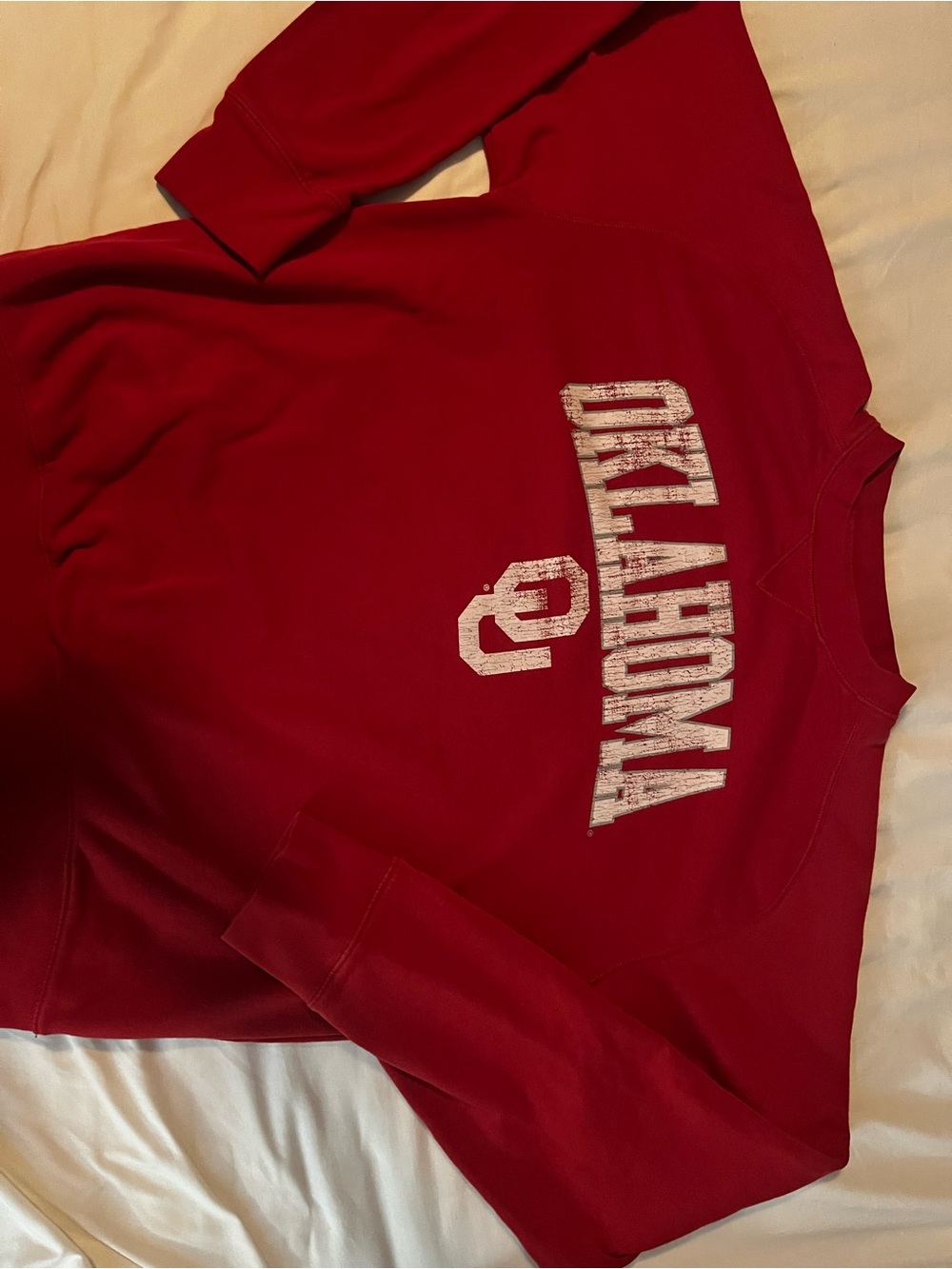 Oklahoma Crimson Crewneck Sweater - Men
